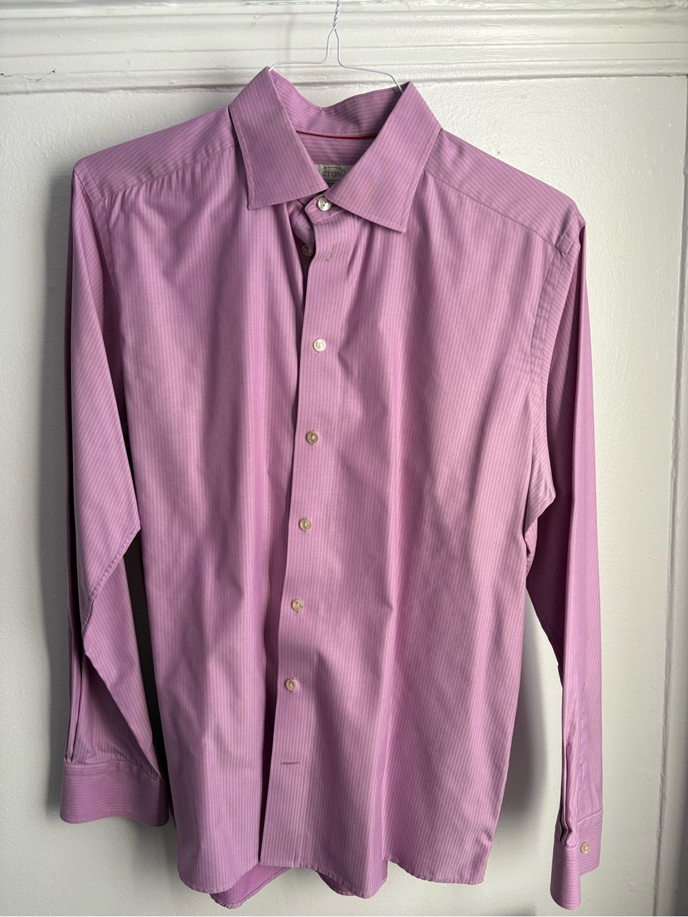 Eton Men's Long-Sleeve Dress Shirt in Lilac